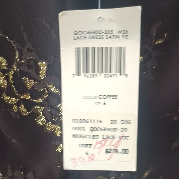 BCBG Paris Silk Slip Dress 6 Black Mesh Witchy Whimseygoth Midi Dress NWT - Picture 7 of 11